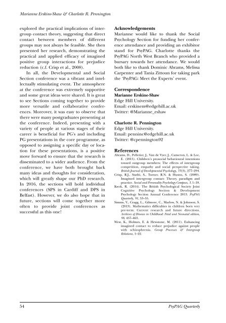 Social Psychology Special Issue