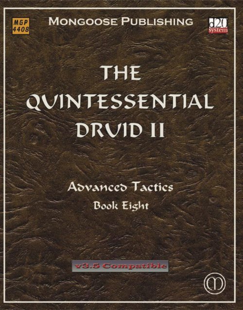 D&D 3.5 - The Quintessential Druid II