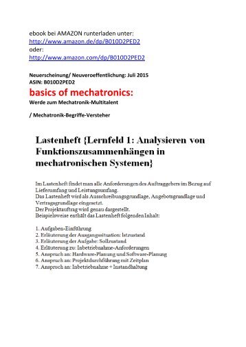 Lexikon-Leseprobe: Begriffe zu Analysieren von Funktionszusammenhaengen in mechatronischen Systemen