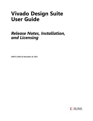 Vivado Design Suite User Guide