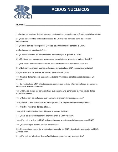acidos nucleicos 1