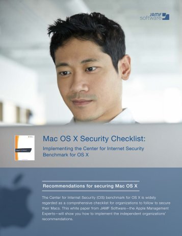 Mac OS X Security Checklist