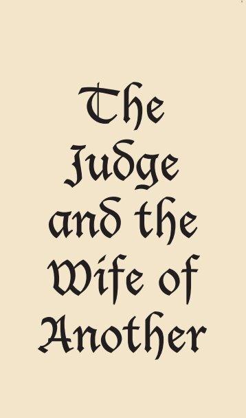 The judge and the wife of another TITLE