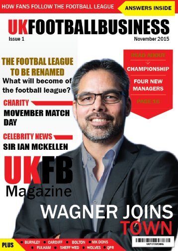 UK Football Business magazine issue 1 