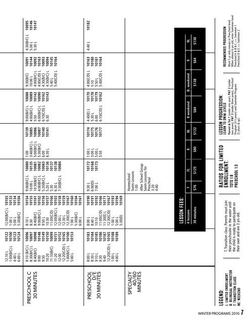 Dovercourt Winter 2016 Program Guide