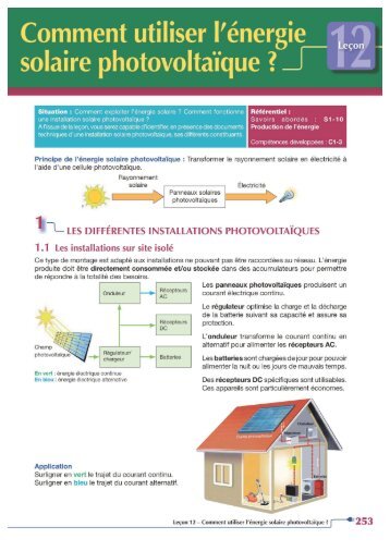 26 - Comment utiliser l'énergie solaire photovoltaïque