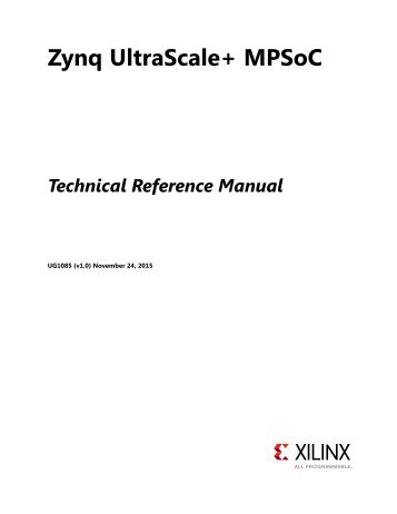 Zynq UltraScale+ MPSoC