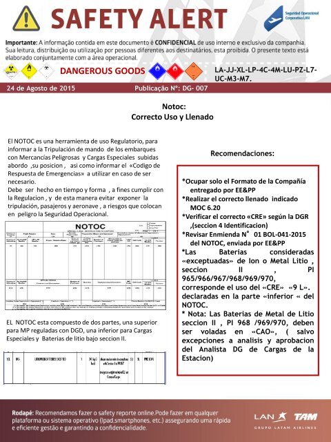 Safety DG 07 NOTOC ago-24