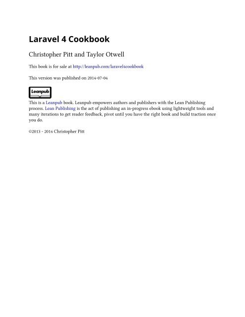 laravel4cookbook