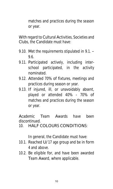 Honours and Awards Constitution 2016