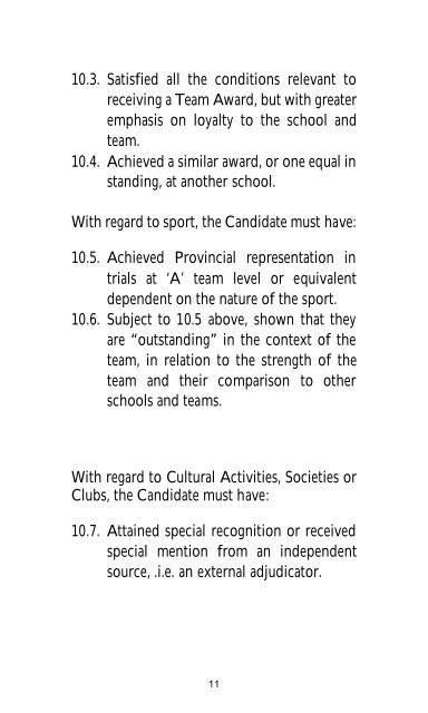 Honours and Awards Constitution 2016