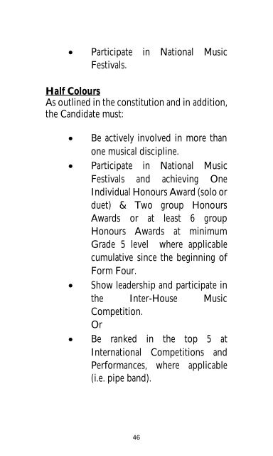 Honours and Awards Constitution 2016