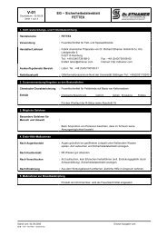 EG – Sicherheitsdatenblatt FETTEX - Jomos