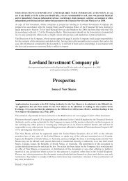 Lowland Investment Company plc Prospectus - Henderson Global ...