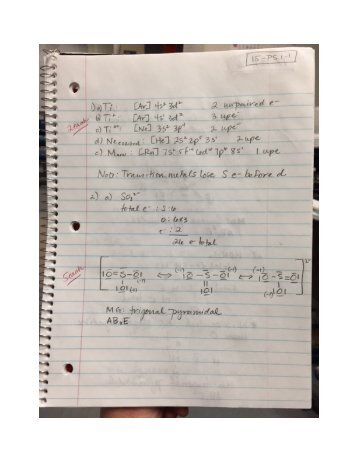 Chem 151A Inorganic Chemistry Spring 2012 Problem Set #1 (1 ...