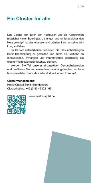 Clusterbroschuere Gesundheitswirtschaft 