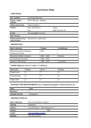 CV - Ekonomski fakultet