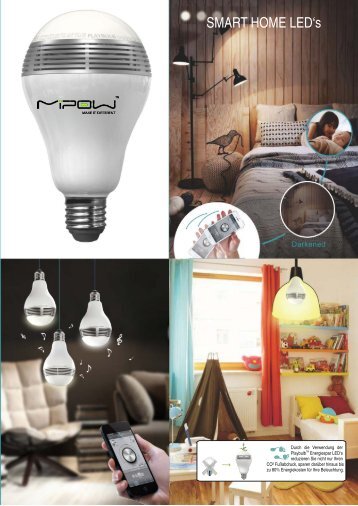 Mipow Playbulb Smart Home LED's Sortiment 2015