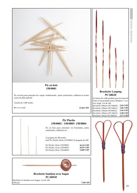 Catalogue Professionnel - Panier des Chefs