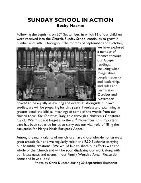 St Mary Redcliffe Church Parish Magazine - December 2015 -January 2016