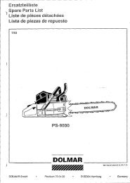 ' Liste de pièces détachées - Veillon