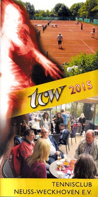 Clubheft des TCW - Ausgabe für 2015