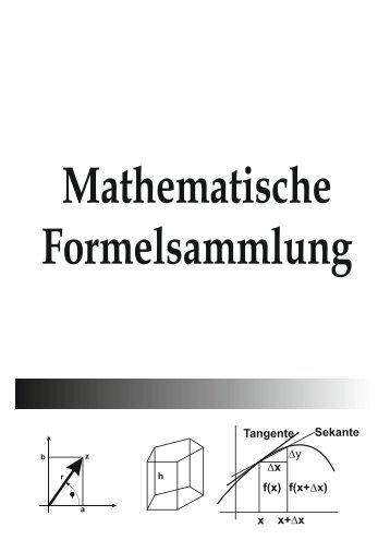 Formelsammlung