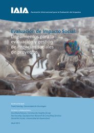 Evaluación de Impacto Social