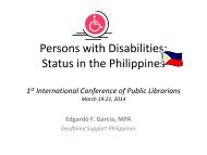 Persons with Disabilities by Edgardo garcia