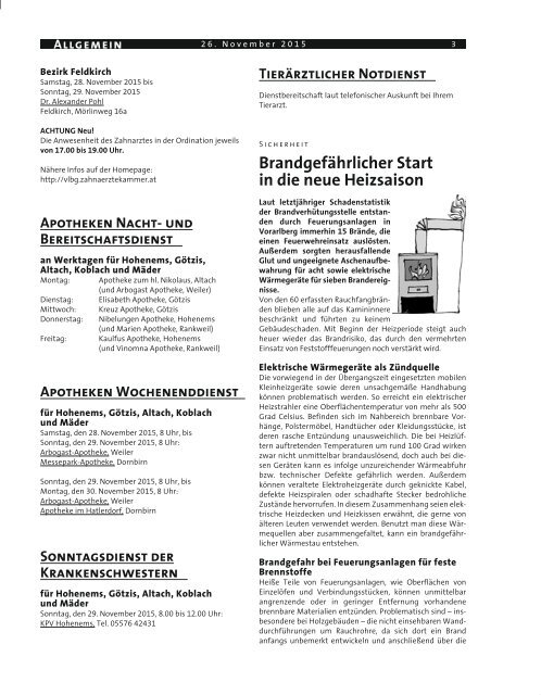 Gemeindeblatt