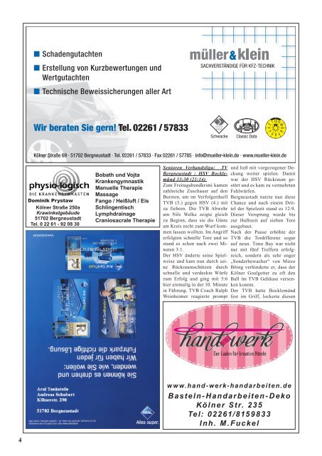 TVB-Hallenzeitung Ausgabe175