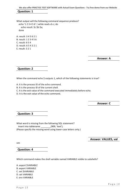 Pass4sure Up-to-Date 102-400 Exam Questions for Guaranteed Success