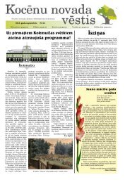 Kocēnu novada vēstis nr. 73