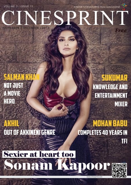Sonakshi Sinha Sex Video Player - Cinesprint E-Magazine December 2015