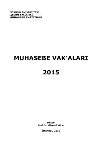 MUHASEBE VAK'ALARI 2015