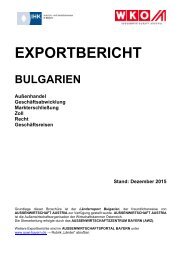 EXPORTBERICHT