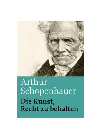 die_kunst_recht_zu_behalten__schopenhauer