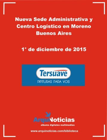 Album 1° -12-2015 Tersuave Nueva Sede Administrativa y Centro Logístico en Moreno Buenos Aires