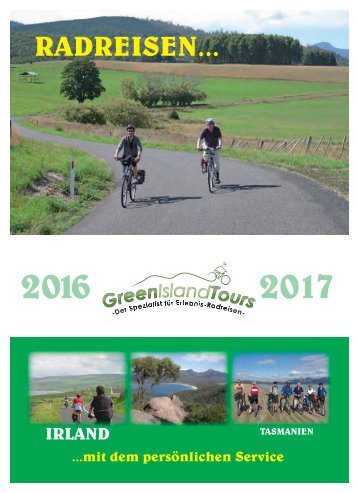 Green Island Tours Prospekt  2016/17