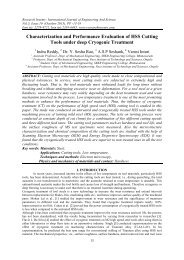 Characterization and Performance Evaluation of HSS Cutting Tools under deep Cryogenic Treatment