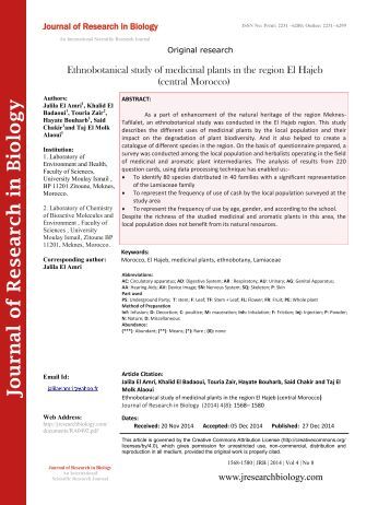 thesis on ethnobotany Journal of medicinal plants studies ethnobotany is the study of the interaction between plants and people, with a particular emphasis. thesis on ethnobotany Journal of medicinal plants studies ethnobotany is the study of the interaction between plants and people, with a particular emphasis.