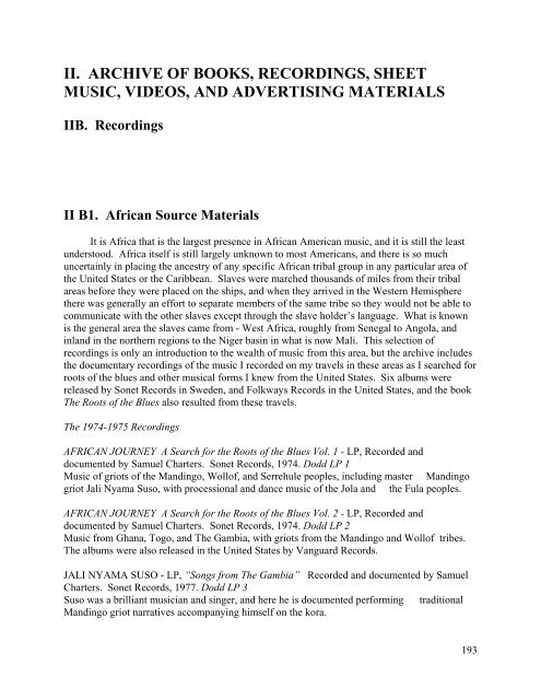 Ii Archive Of Books Recordings Sheet Music Videos