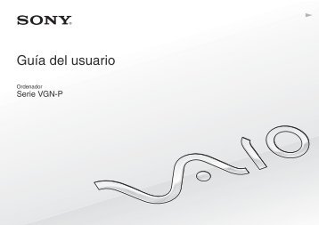 Sony VGN-P39VRL - VGN-P39VRL Istruzioni per l'uso Spagnolo