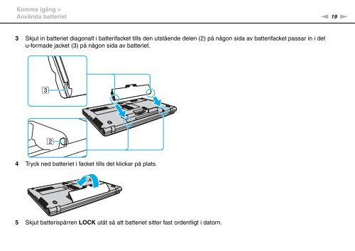 Sony VPCF11E4E - VPCF11E4E Istruzioni per l'uso Svedese