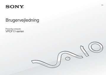 Sony VPCF11S1R - VPCF11S1R Istruzioni per l'uso Danese