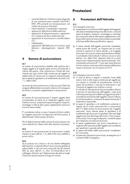 Assicurazione IEED Helvetia (compact)  Edizione gennaio 2007 ...