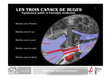 Les trois canaux de buges