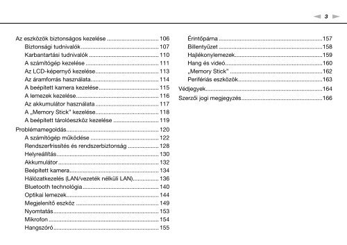 Sony VPCEB4S1R - VPCEB4S1R Istruzioni per l'uso Ungherese