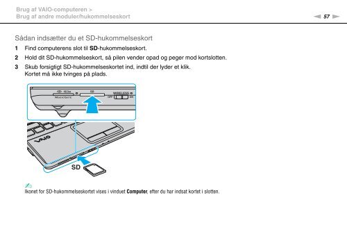 Sony VPCEB4S1R - VPCEB4S1R Istruzioni per l'uso Danese