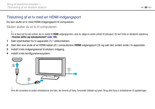 Sony VPCS13S9R - VPCS13S9R Istruzioni per l'uso Danese